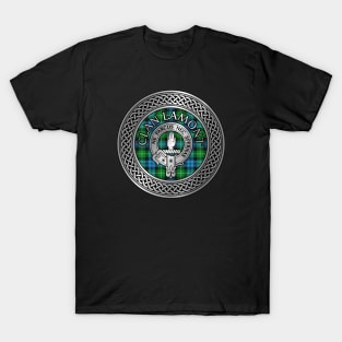 Clan Lamont Crest & Tartan Knot T-Shirt